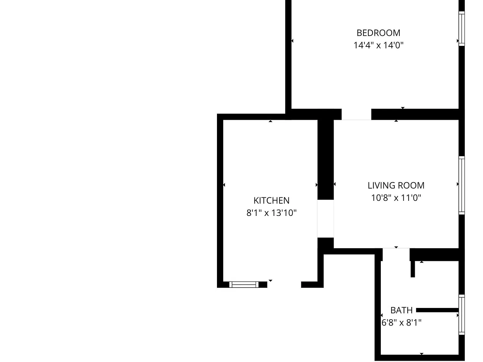 1 bed, 885 sqft, $650 — Photo 2