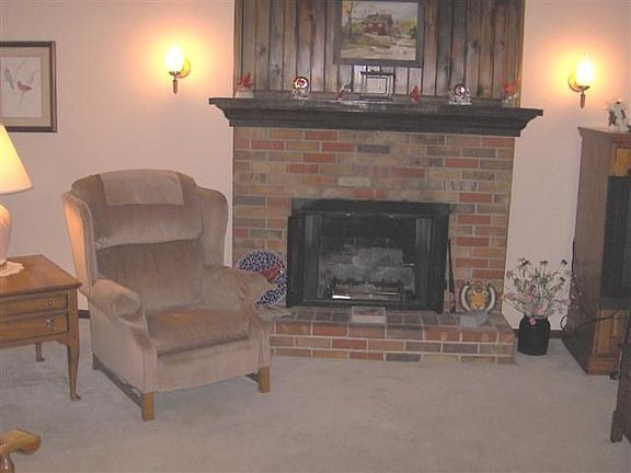 Main Floor Family Room with gas fireplace