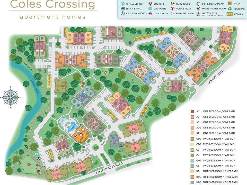 Coles Crossing community map