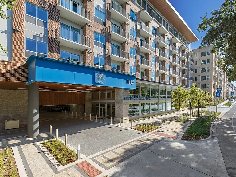 The Marlowe Main Entrance to Guest & Resident Parking Garage