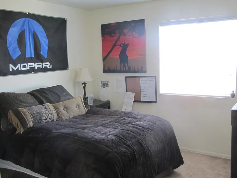 The other two bedrooms are also roomy