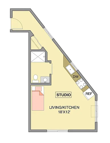 Floor plan Studio