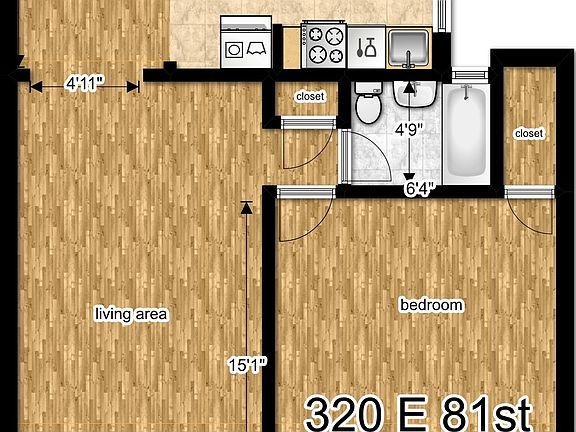 2nd image of 318 E 83rd St #1E