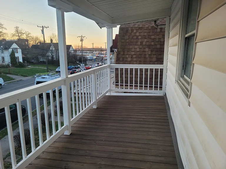 Front balcony