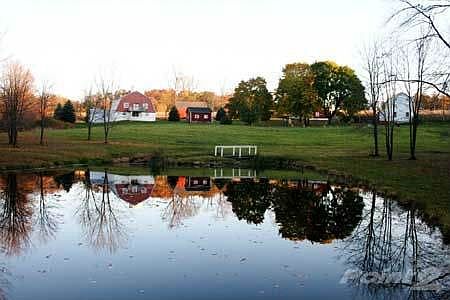 View of house, barn & sheds