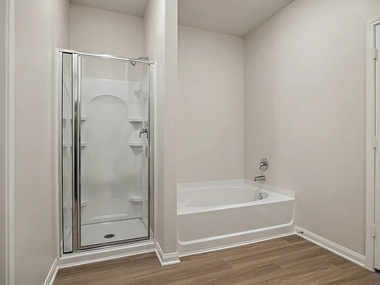 The master bathroom.