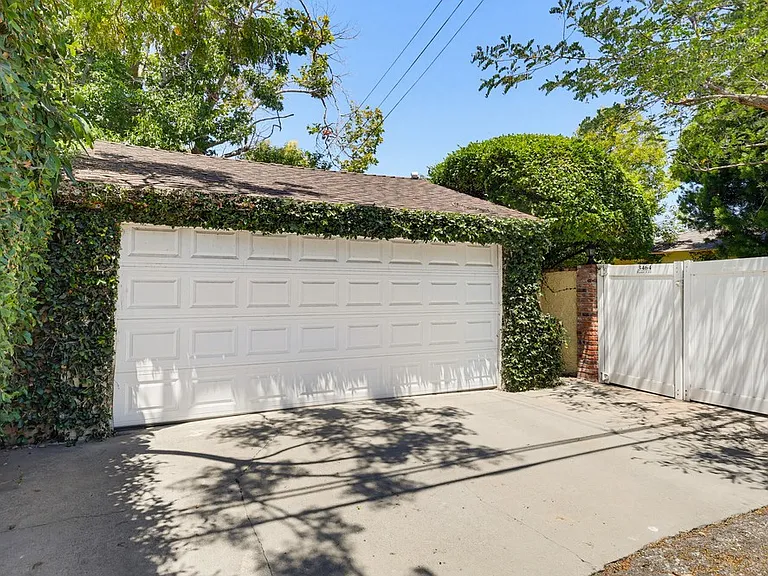 2 car garage with EV charger
