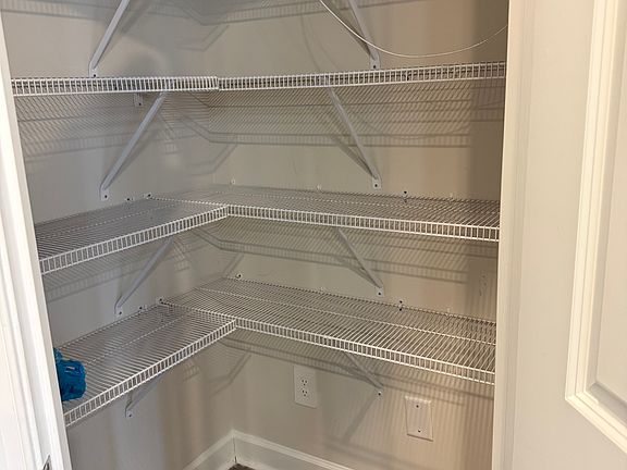 Lots of space and shelving in the walk-in Pantry