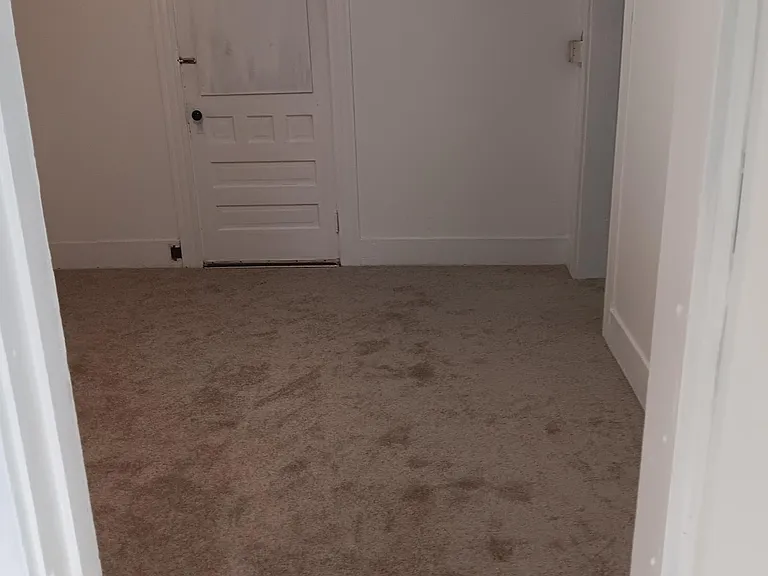 Bedroom from the opening to the living room