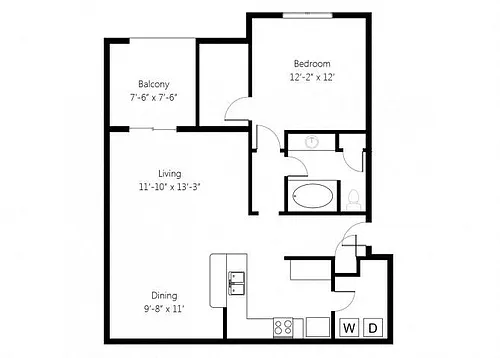 Floor plan A2A