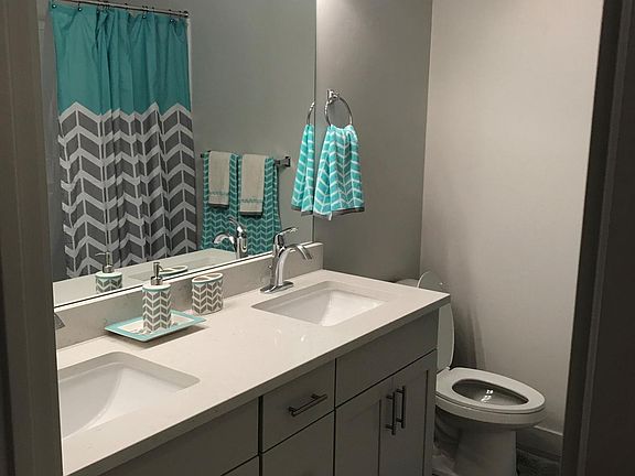 Master full bath vanity with 2 sinks