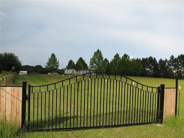 Front gate view