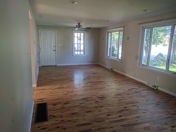 Open concept living room and dining area