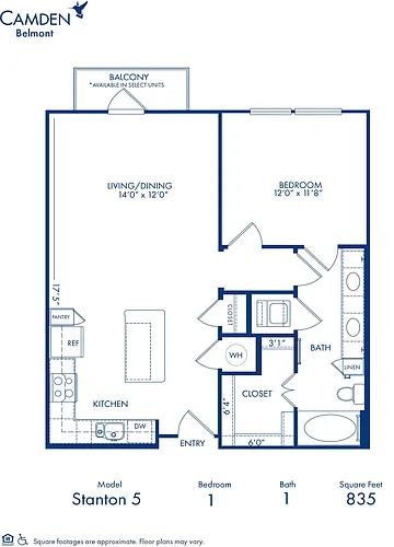 Floor plan Stanton 5