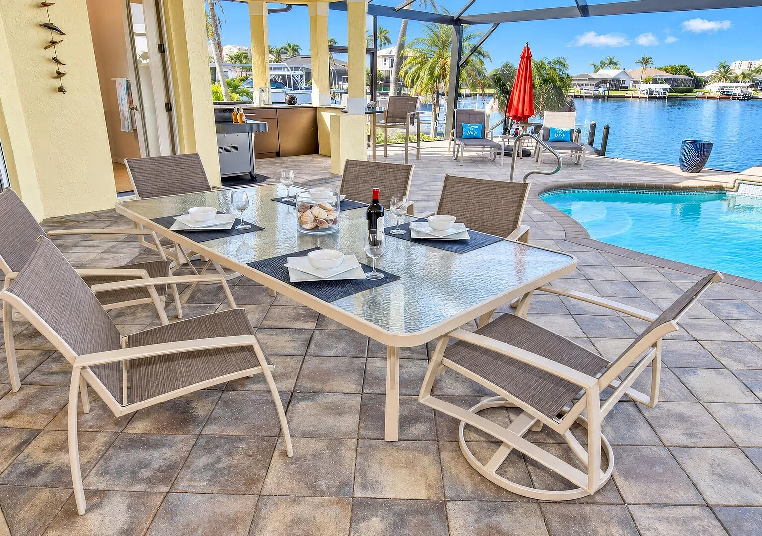 Rosegarden Gulf Access, Pool & Spa, Canal View — Photo 3
