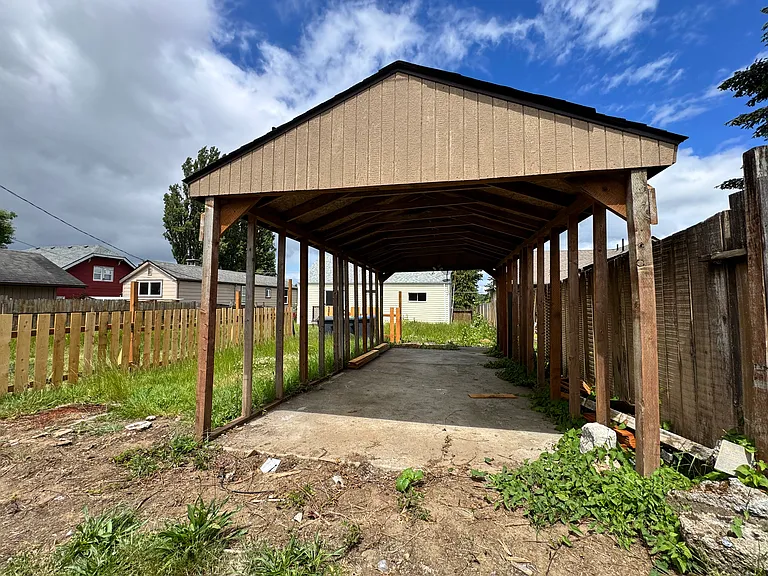 Carport off the alley