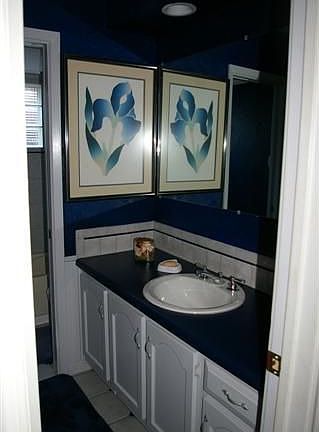 Recently updated full guest bathroom