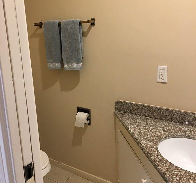 half bathroom downstairs