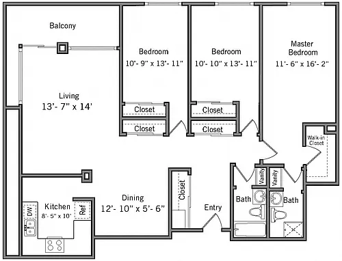 Floor plan 3A