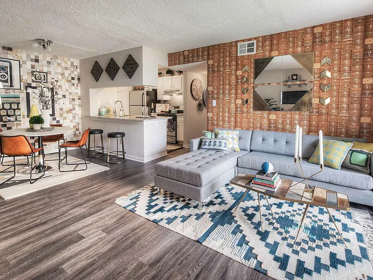 Grandview Apartments - Living Room - Dining Room - Kitchen