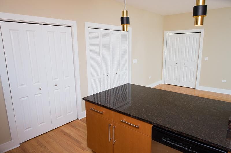 Pantry, laundry and coat closets