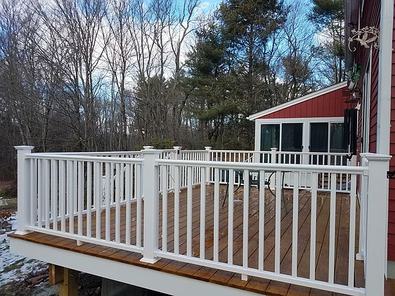 Rear deck and 3 season porch