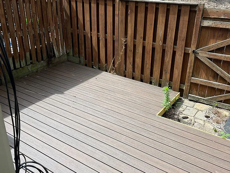 outside decking (new trex)