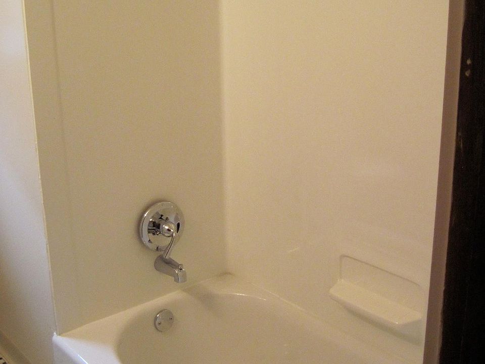 Tiled bathroom floor