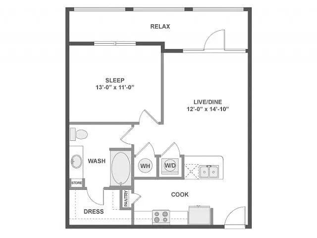 Floor plan A2X