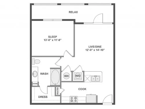 Floor plan A2X