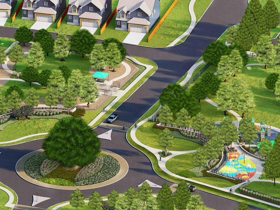 Overview of the Sweetwater Ridge parks & amenities
