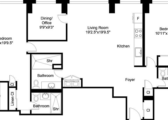 2nd image of 330 W 58th St APT 11C