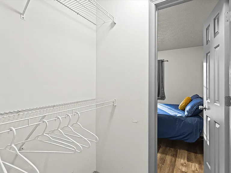 Bedroom #2 features a spacious walk-in closet.