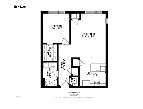 Floor plan Tier 02
