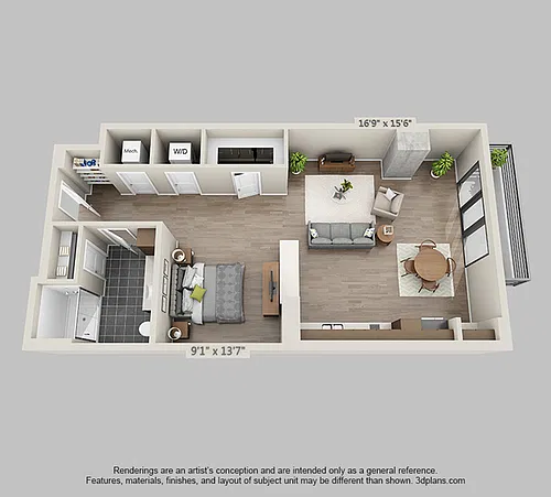 Floor plan E1B