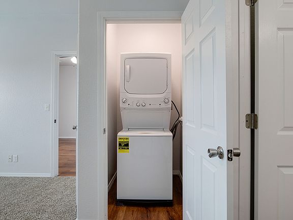 All 1 bedroom and 2 bedroom units have their own washer-dryer in unit!