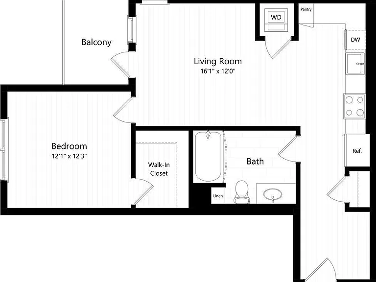 1-A4b floor plan The Charlie Mar Vista