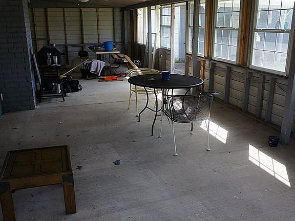 Back Patio.