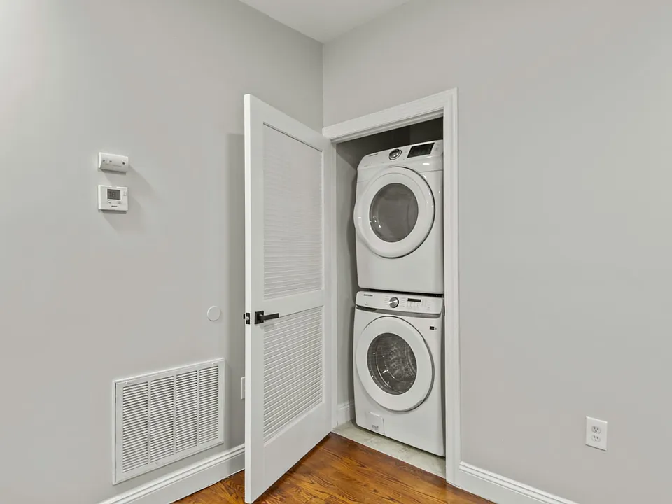 In-unit Laundry Closet