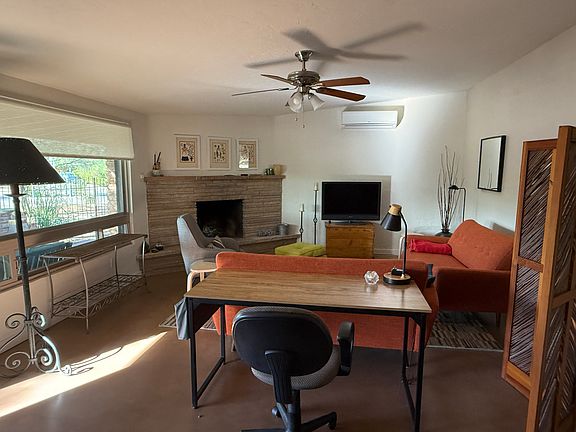 Living space from kitchen