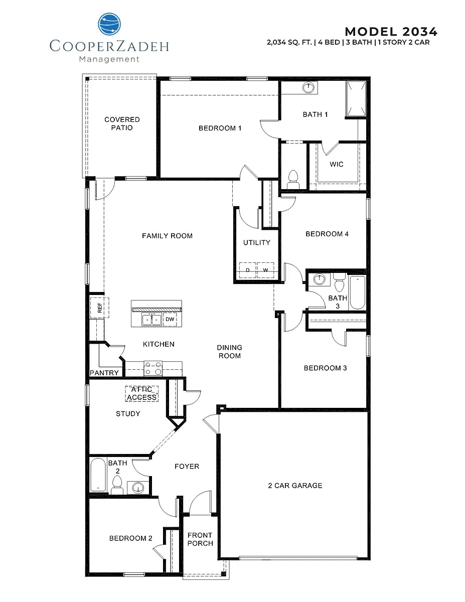 Floor plan 1507 Brooke Drive