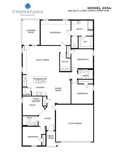 Floor plan 1507 Brooke Drive