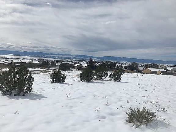 Snowy day facing cul-de-sac