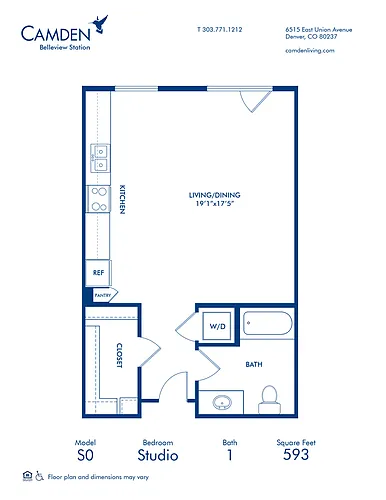 Floor plan S0