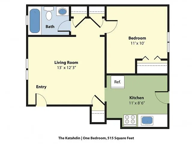 Floor plan The Katahdin
