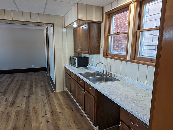 Kitchen sink. There is a new dishwasher installed now also