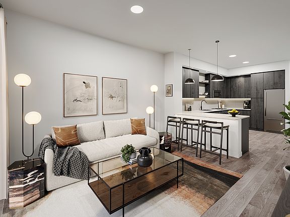 Experience the elegance of contemporary design in this stylish open-concept space.