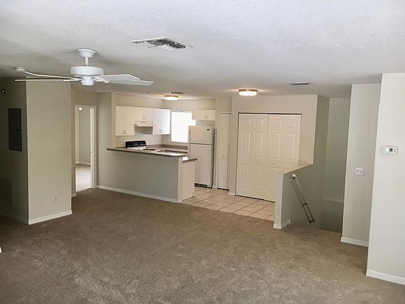 Large open living room/kitchen