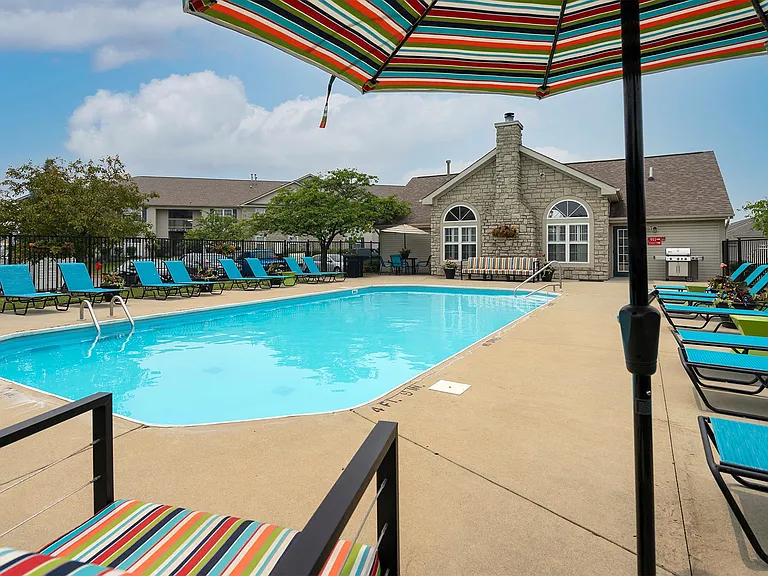 Large Swimming Pool with sun-deck