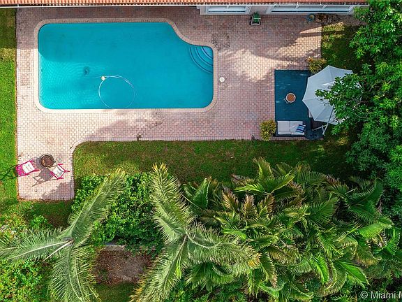 Large pool and backyard space